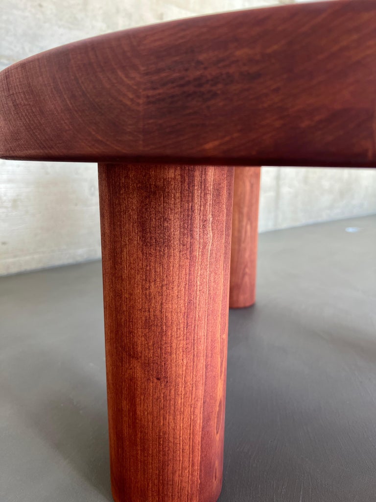 Modernist Coffee Table in Solid Cherry For Sale at 1stDibs