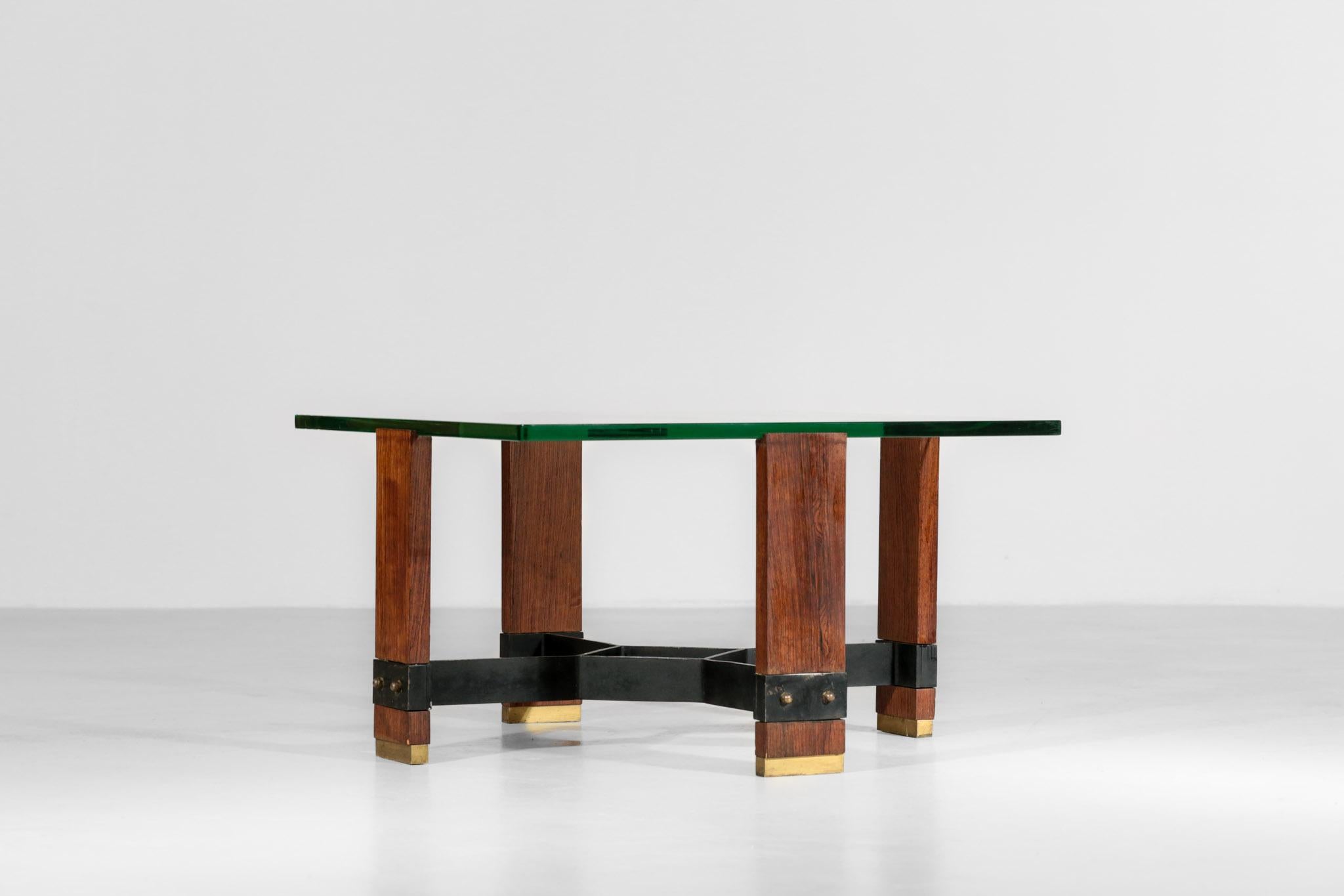 Modernist Coffee Table, Italy, 1950s In Good Condition For Sale In Lyon, FR