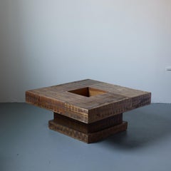 Modernist Coffee Table reminiscent of Donald Judd, 1970s