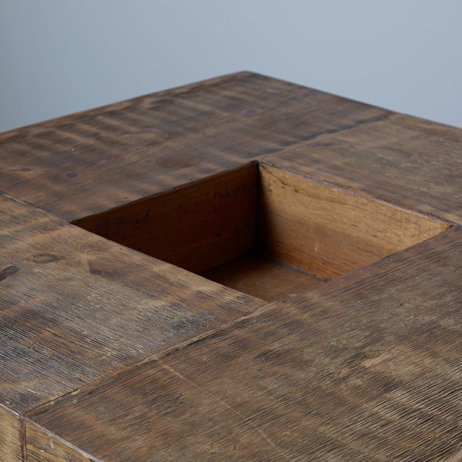 Modernist Coffee Table reminiscent of Donald Judd, 1970s 1