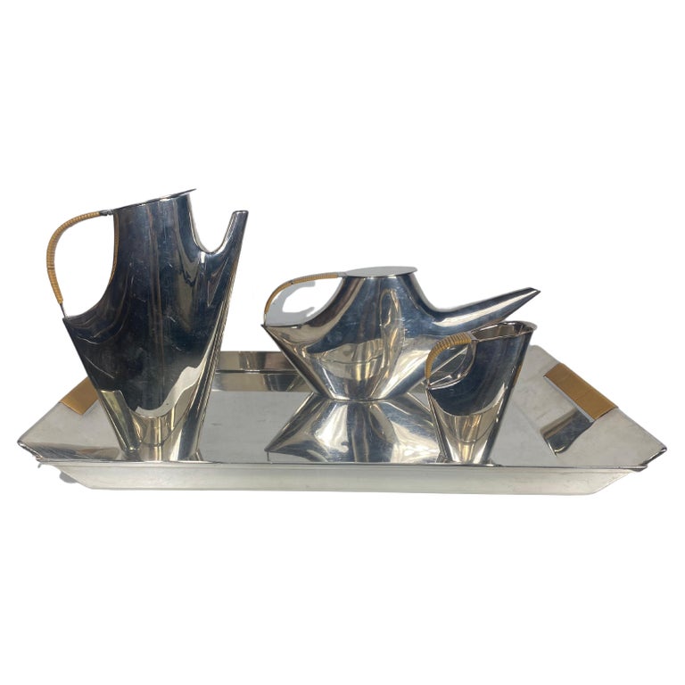 Modernist Coffee / Tea Set by Lino Sabattini, Christofle For Sale at ...