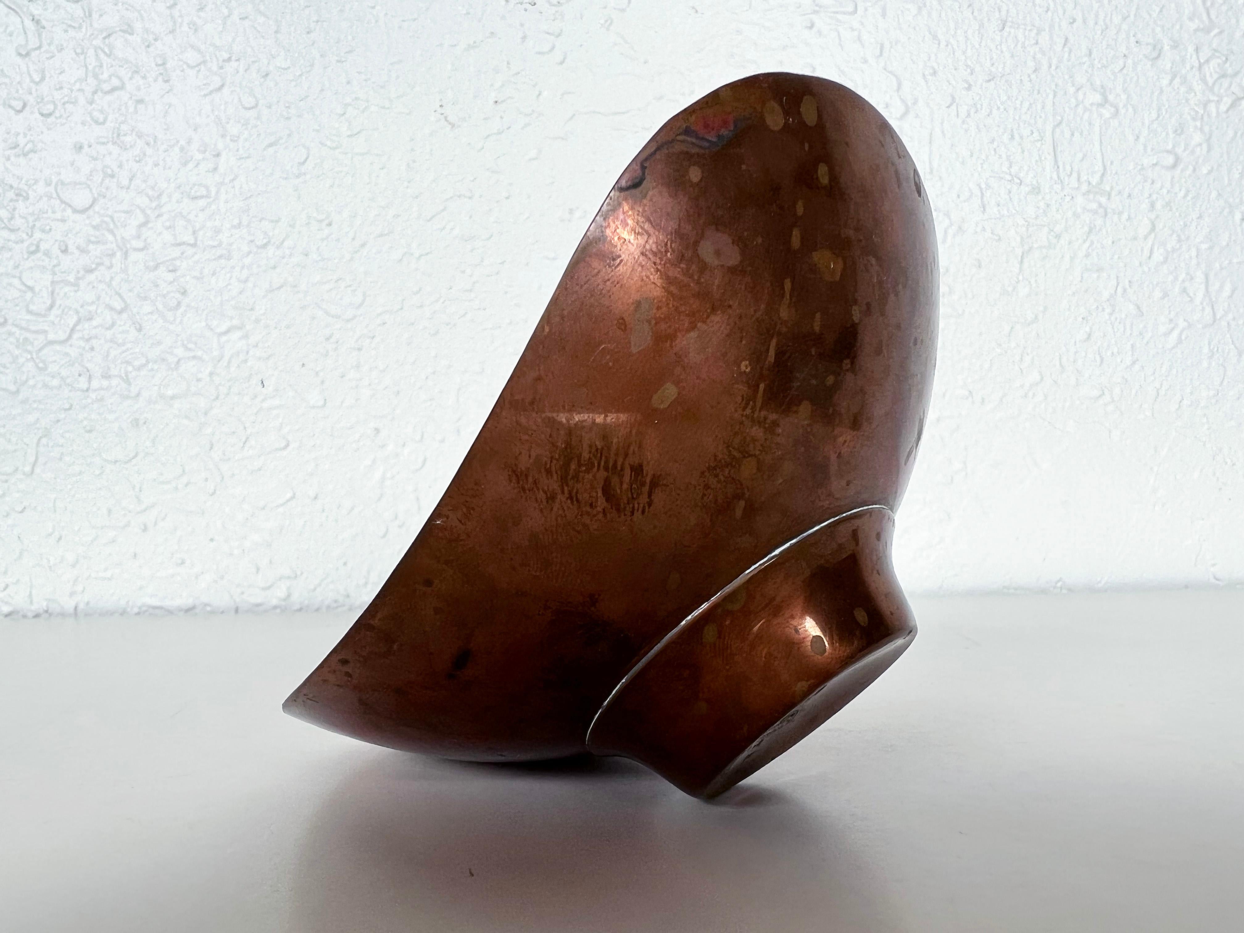 Modernist Copper Bowl by Ernst Dragsted 3