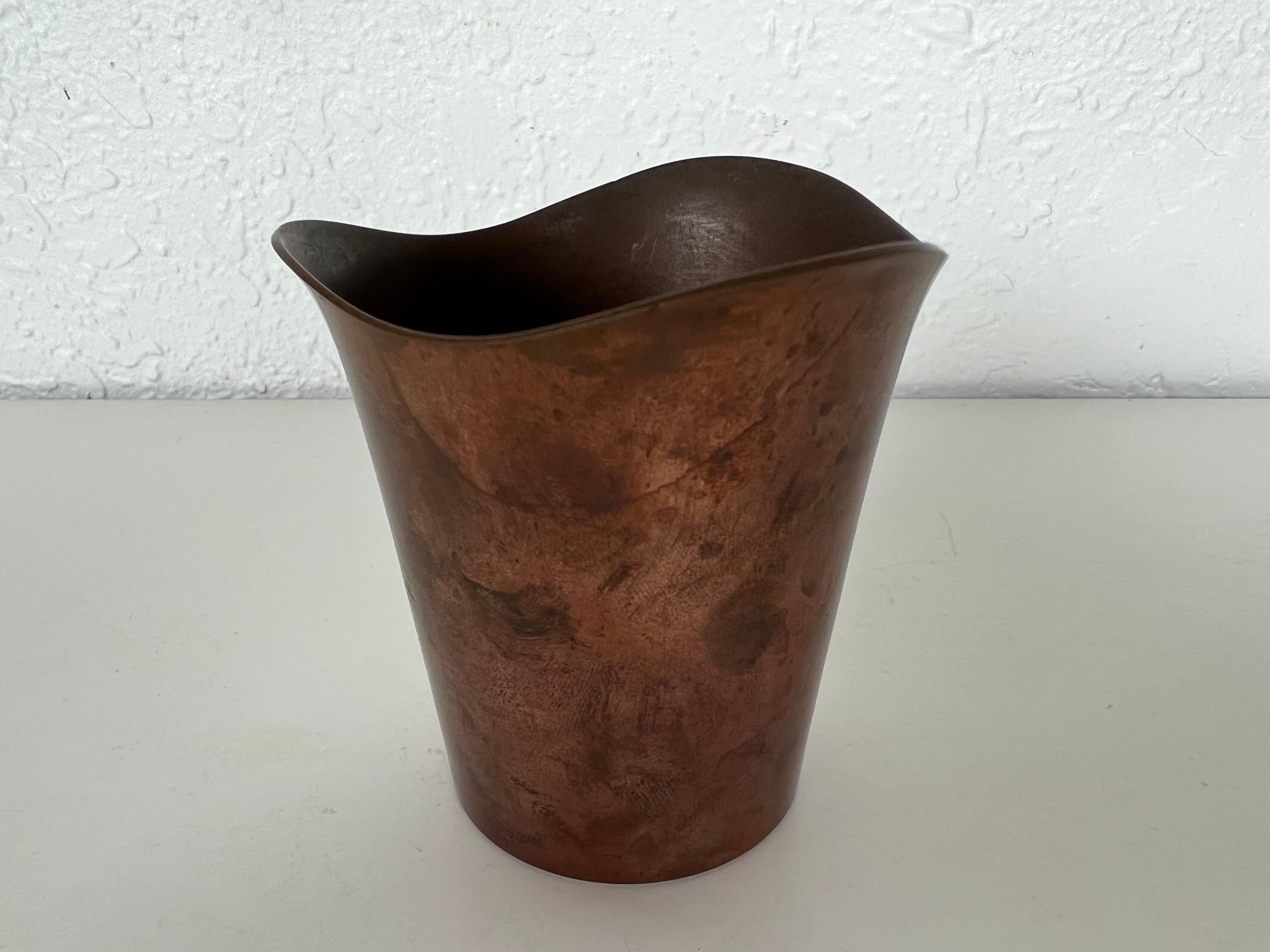 Modernist Copper Cup by Ernst Dragsted For Sale 1