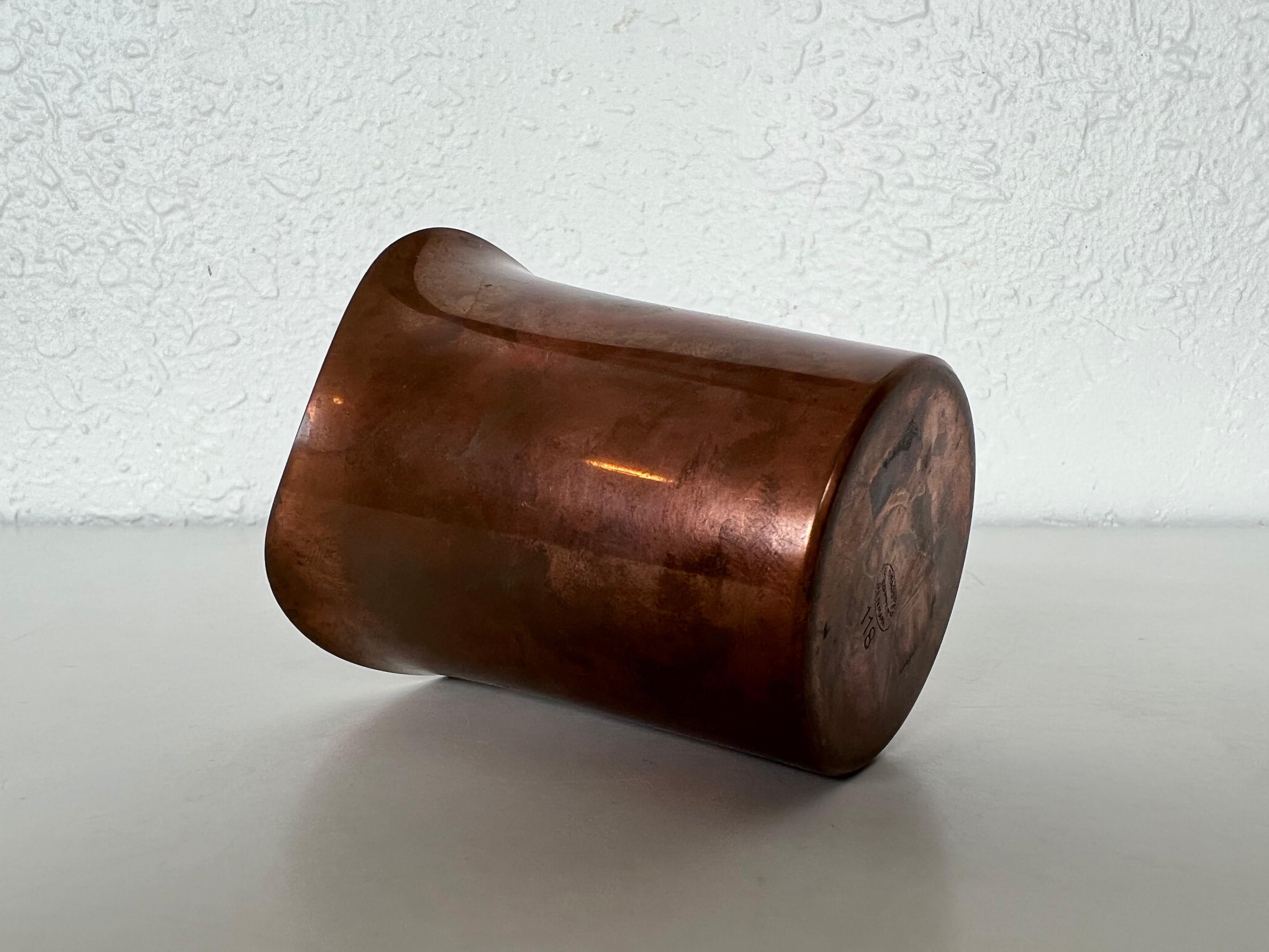 Modernist Copper Cup by Ernst Dragsted For Sale 3