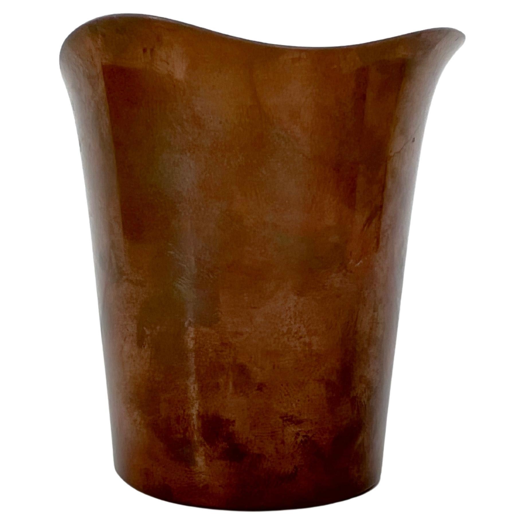 Modernist Copper Cup by Ernst Dragsted For Sale