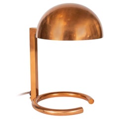  Modernist Copper Desk Lamp by Adnet