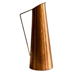 Modernist Copper Watering Can Pitcher, Austria, 1950s