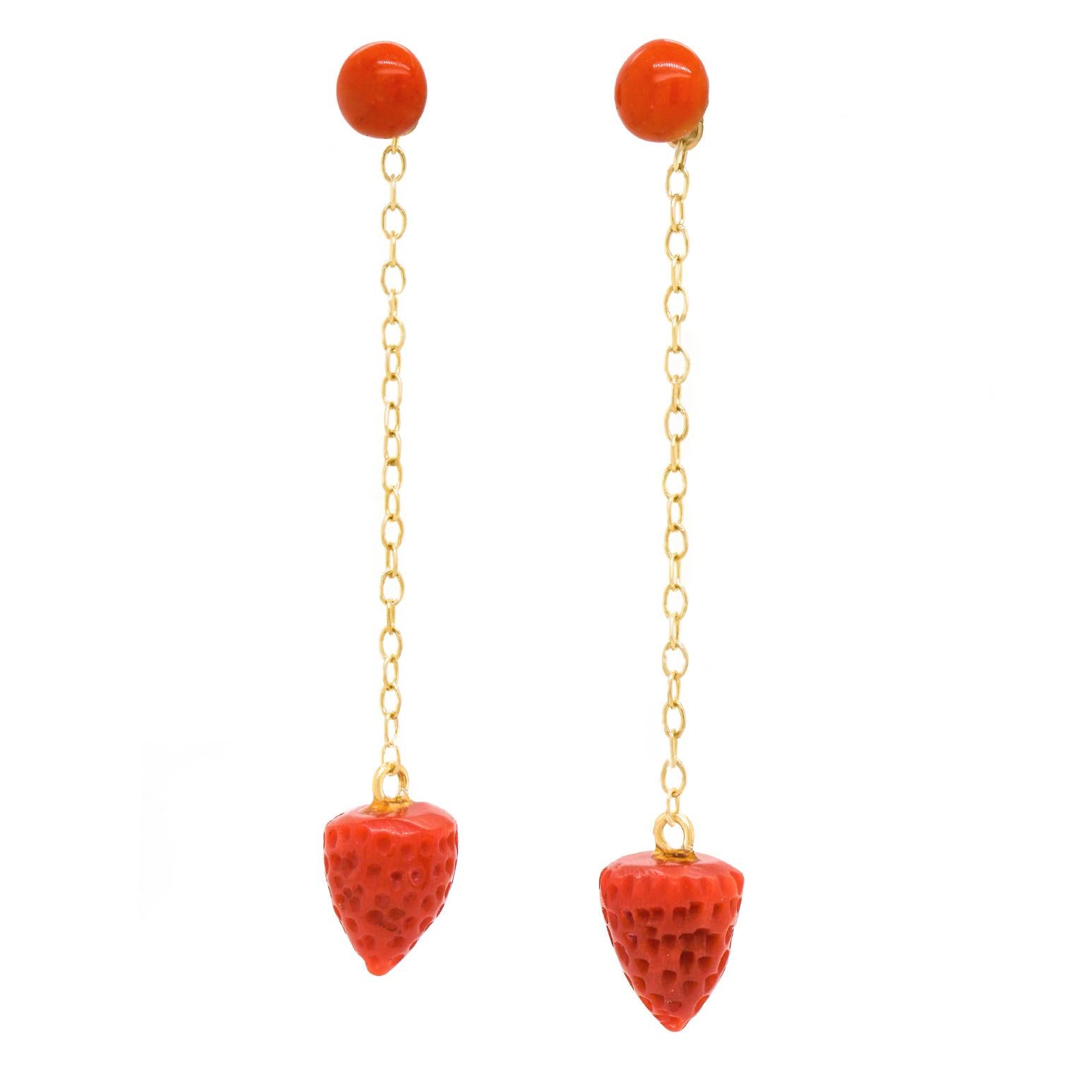 madewell strawberry earrings
