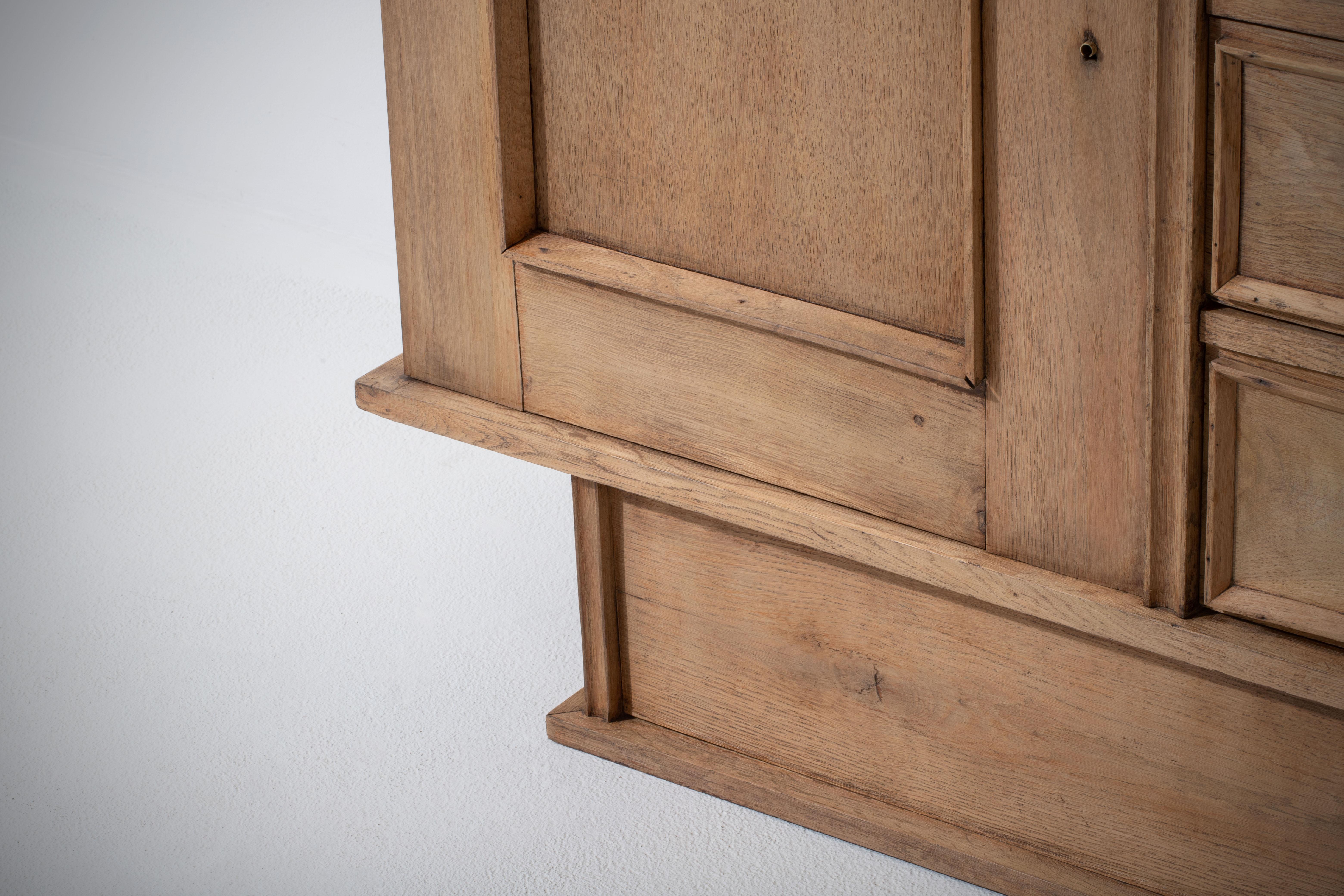 Modernist Credenza, Oak, France, 1940s 4