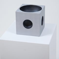 Modernist Cube Sculpture by Artist Lorenzo Burchiellaro