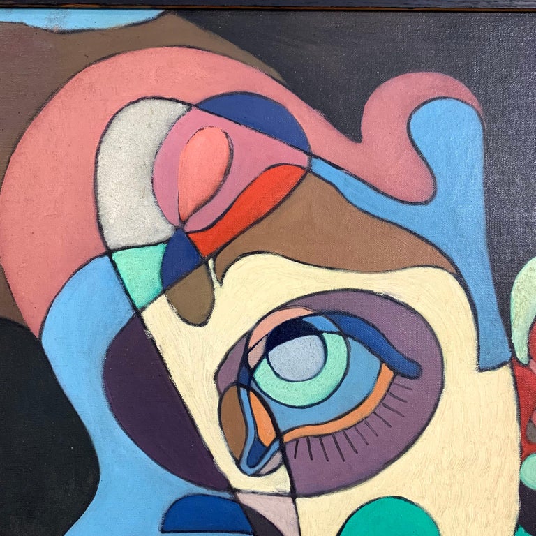We recently acquired a number of paintings from the estate of Peter Paul Sakowski (1915-2000) of Holyoke, Mass. His style tended to vary from an illustrative graphic quality to the more fractured cubism he adopted during the 1950s and 60s. He was at