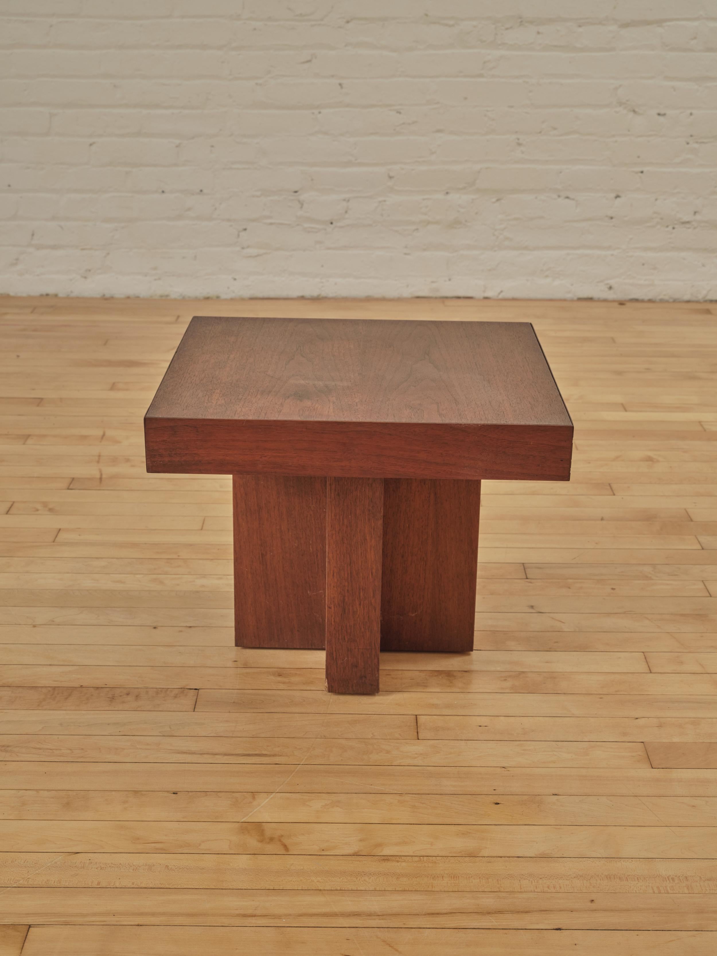 Mid-Century Modern Modernist Cube Side Table   For Sale