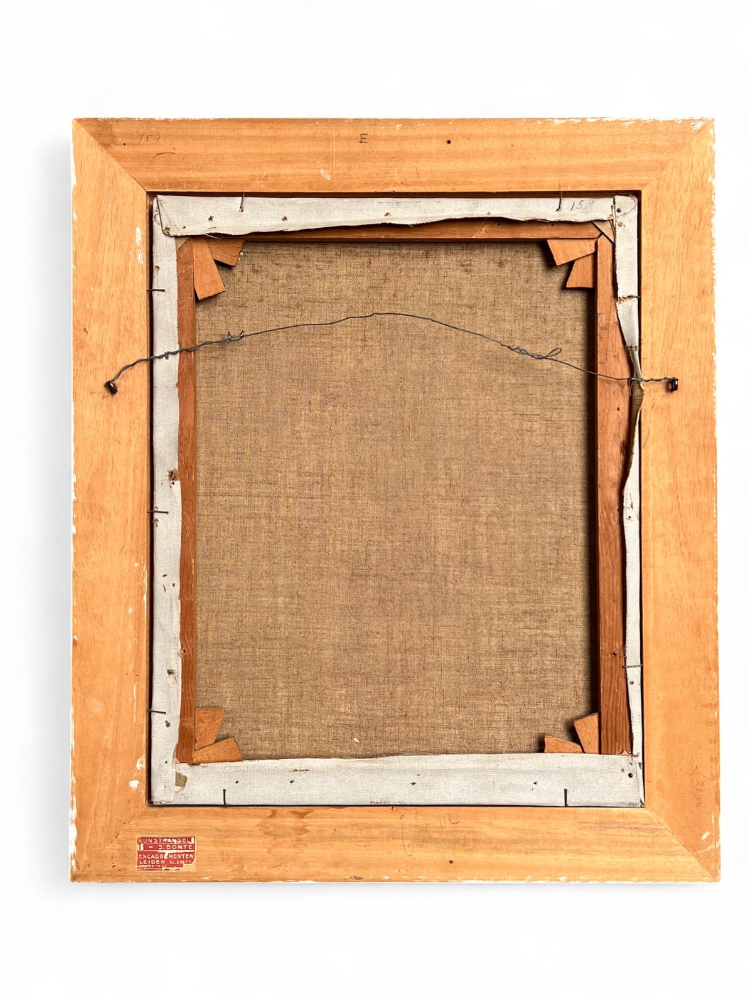 Modernistisches kubistisches Stilleben Öl auf Leinwand von Cor Alons, Niederländer 1950er Jahre, signiert (Farbe) im Angebot