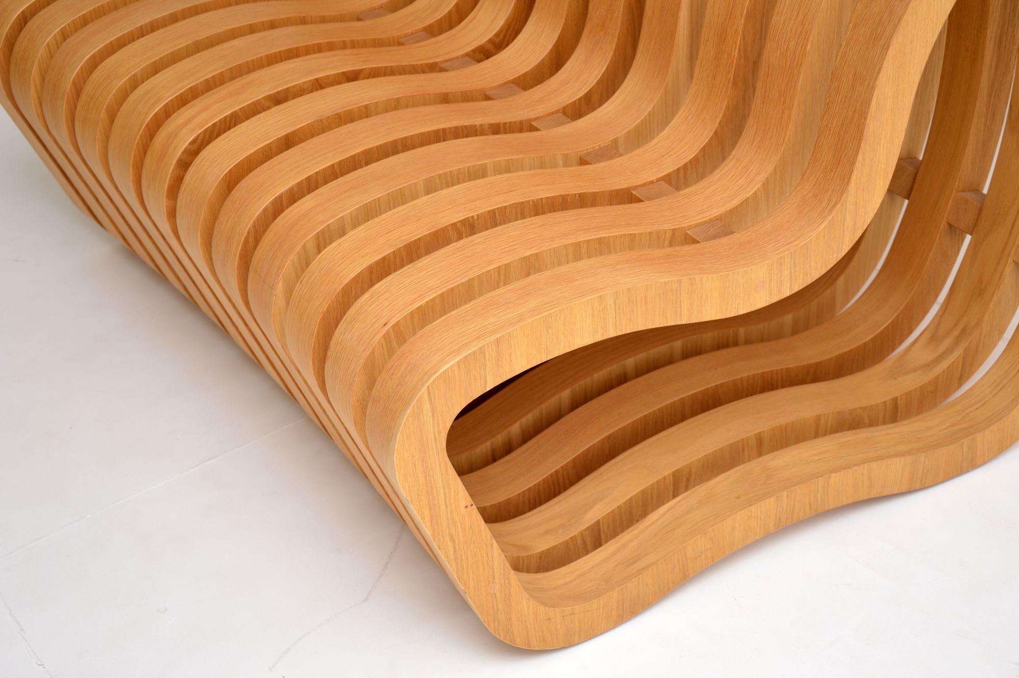 Modernist “Curve Bench” by Nina Moeller Designs For Sale 3