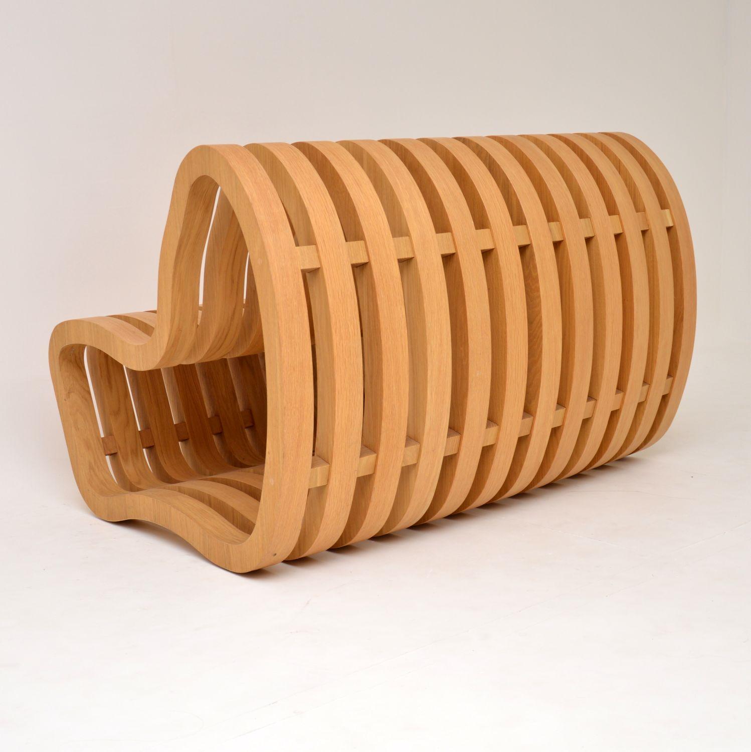 Contemporary Modernist “Curve Bench” by Nina Moeller Designs For Sale