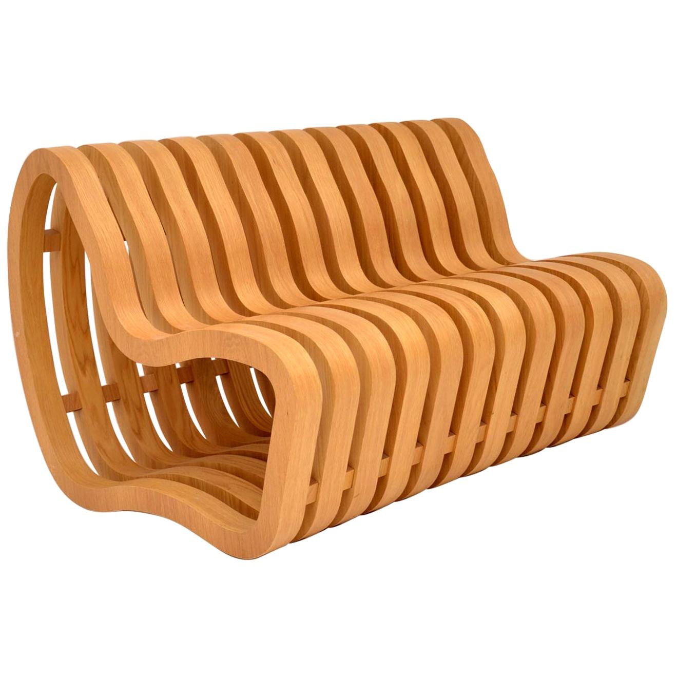 British Modernist “Curve Bench” by Nina Moeller Designs