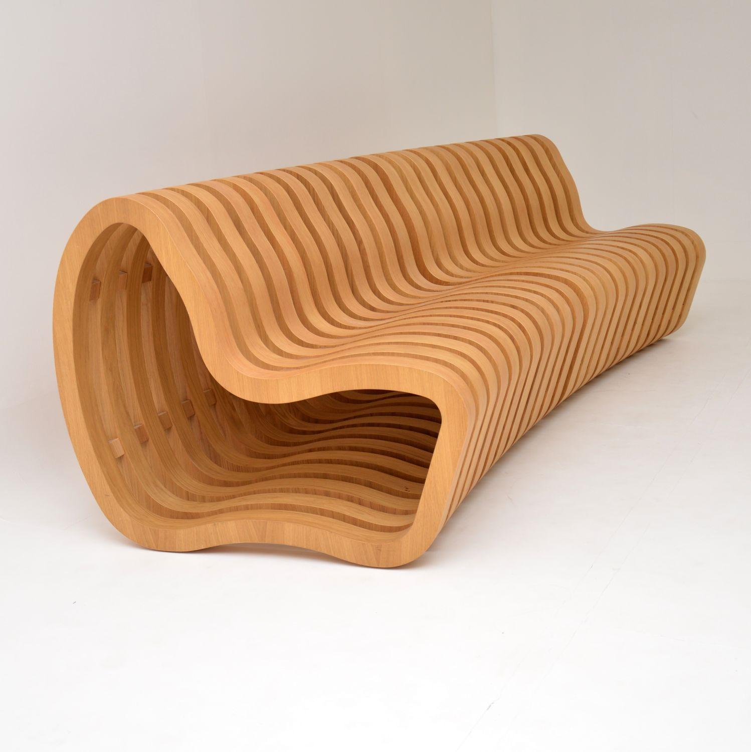 Modernist “Curve Bench” by Nina Moeller Designs In Good Condition In London, GB
