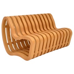 Modernist “Curve Bench” by Nina Moeller Designs