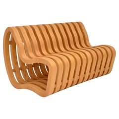 Modernist “Curve Bench” by Nina Moeller Designs