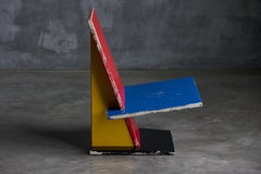 Modernist De Stijl Inspired Lounge Chair, Netherlands, 1960s