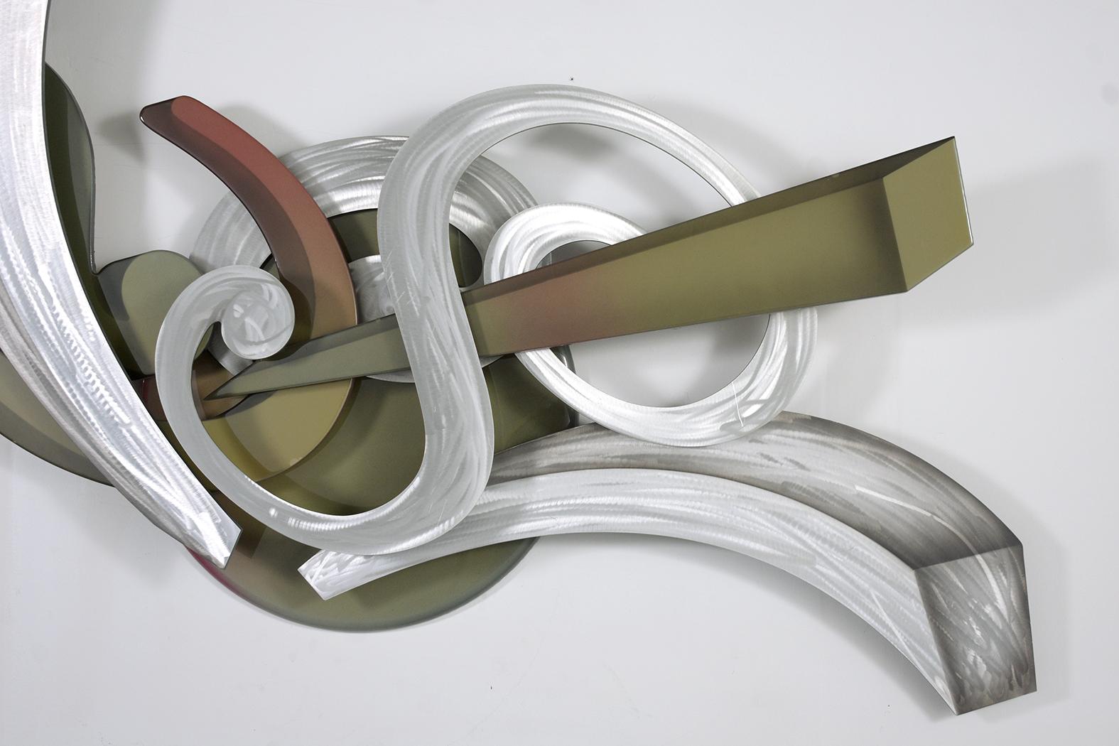 Contemporary Dimensional Modern Wall Sculpture For Sale