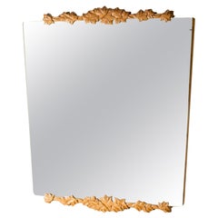 Modernist Decorated Wall Mirror, Sweden, 1940s