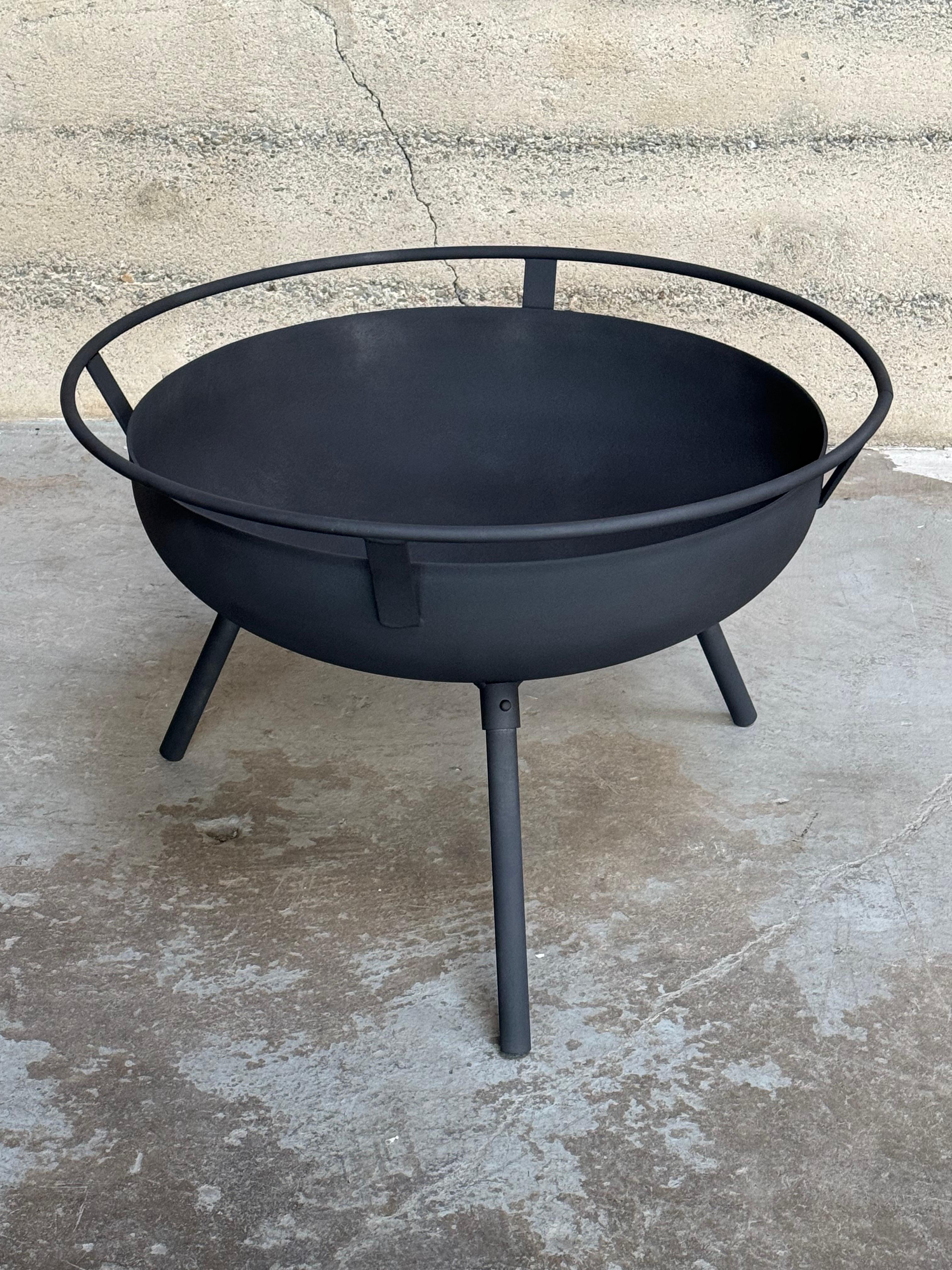 Mid-20th Century Modernist Design 1950s Three Legged Iron Fire Pit Case Study House For Sale