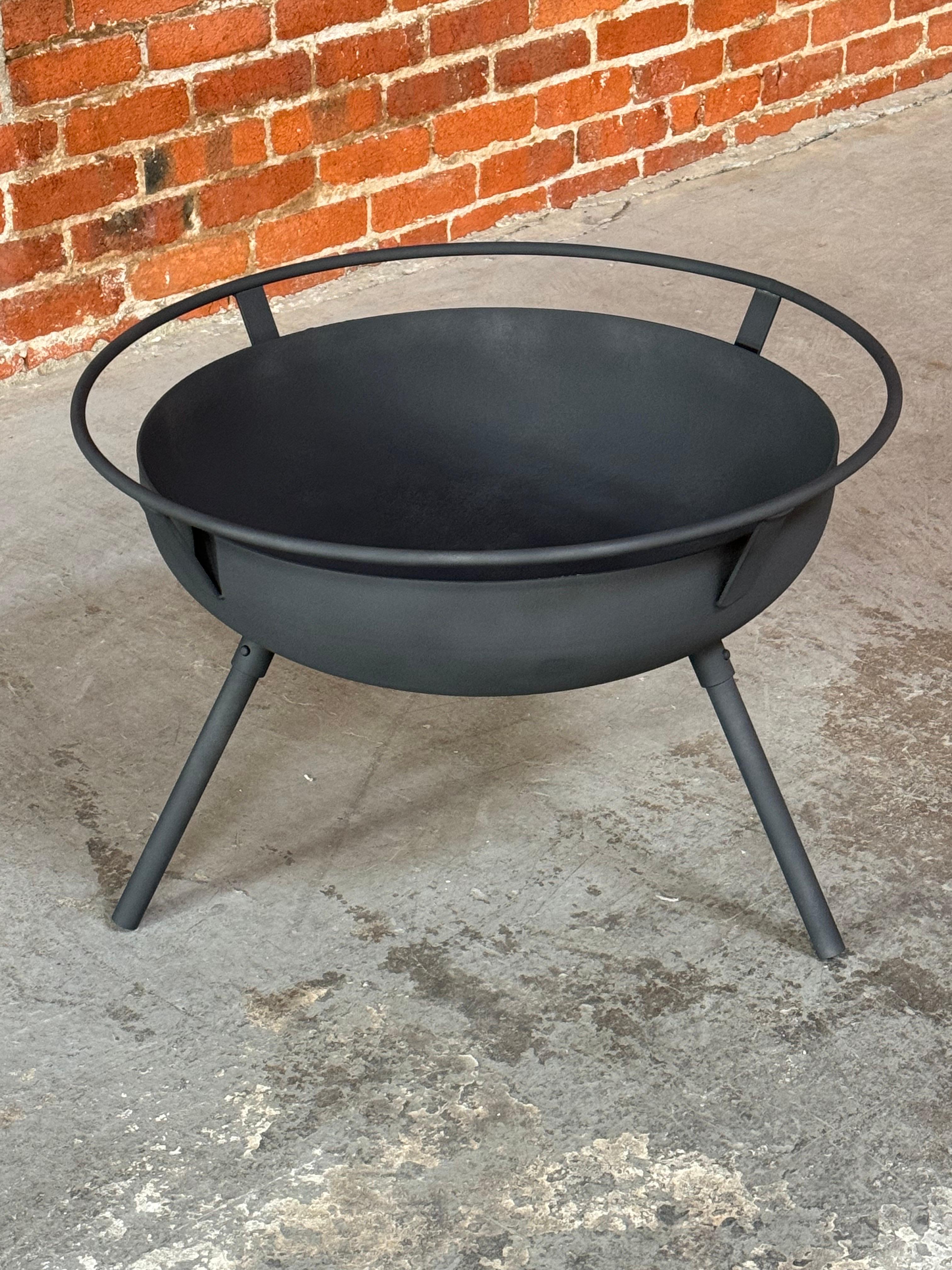 Modernist Design 1950s Three Legged Iron Fire Pit Case Study House For Sale 1