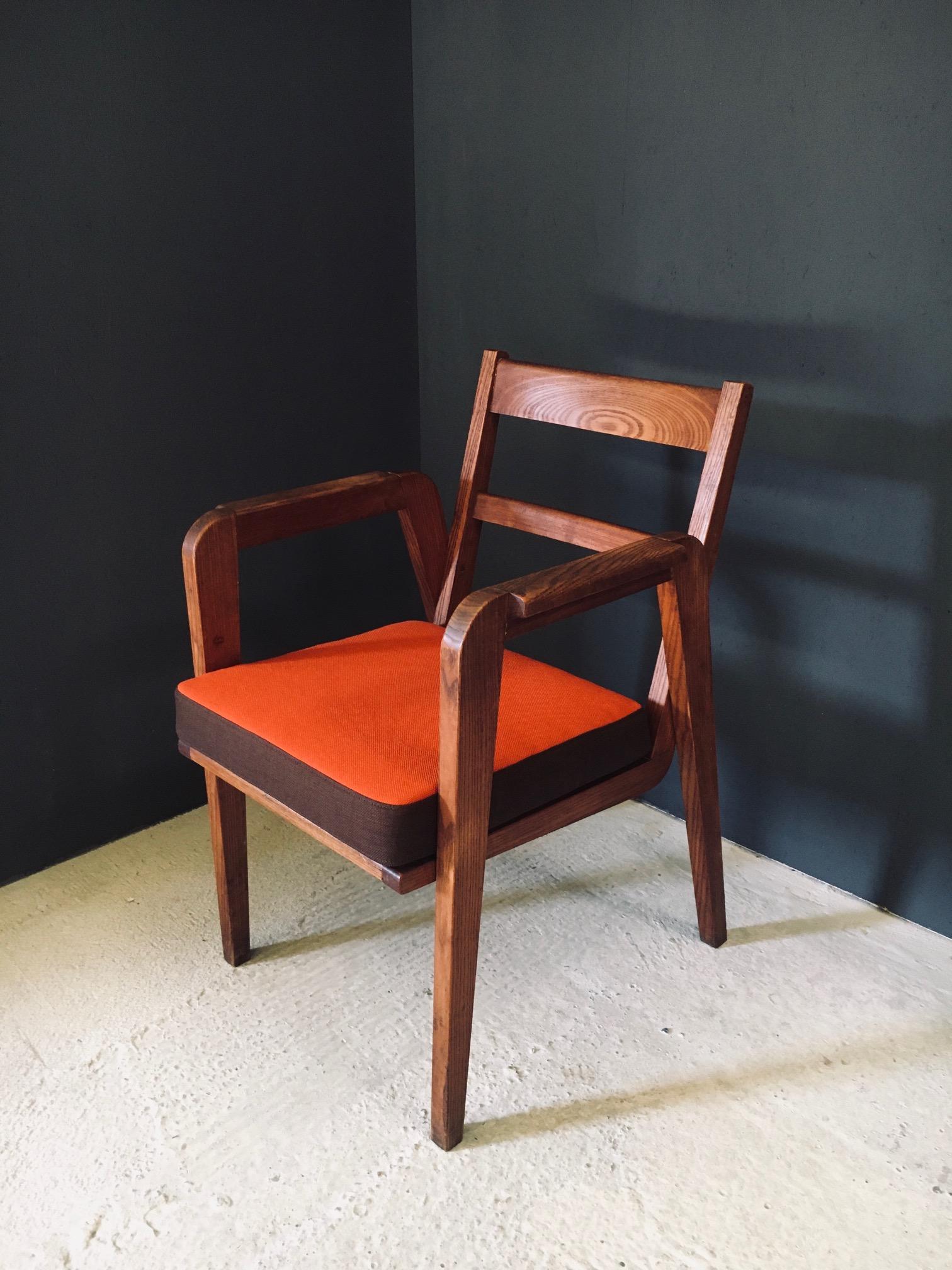 Modernist Design Armchair, France 1940's en vente 2