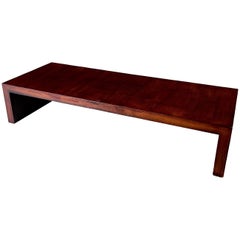 Modernist Design Bamboo Coffee Table by Axel Vervoordt, 1980's