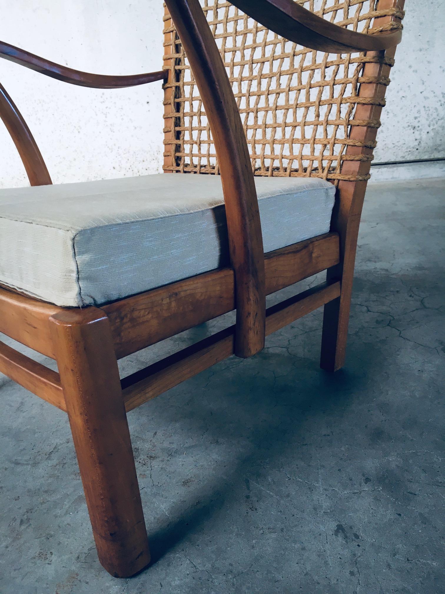 Chaise facile au design moderniste par Bas Van Pelt, Pays-Bas, années 1930 en vente 5