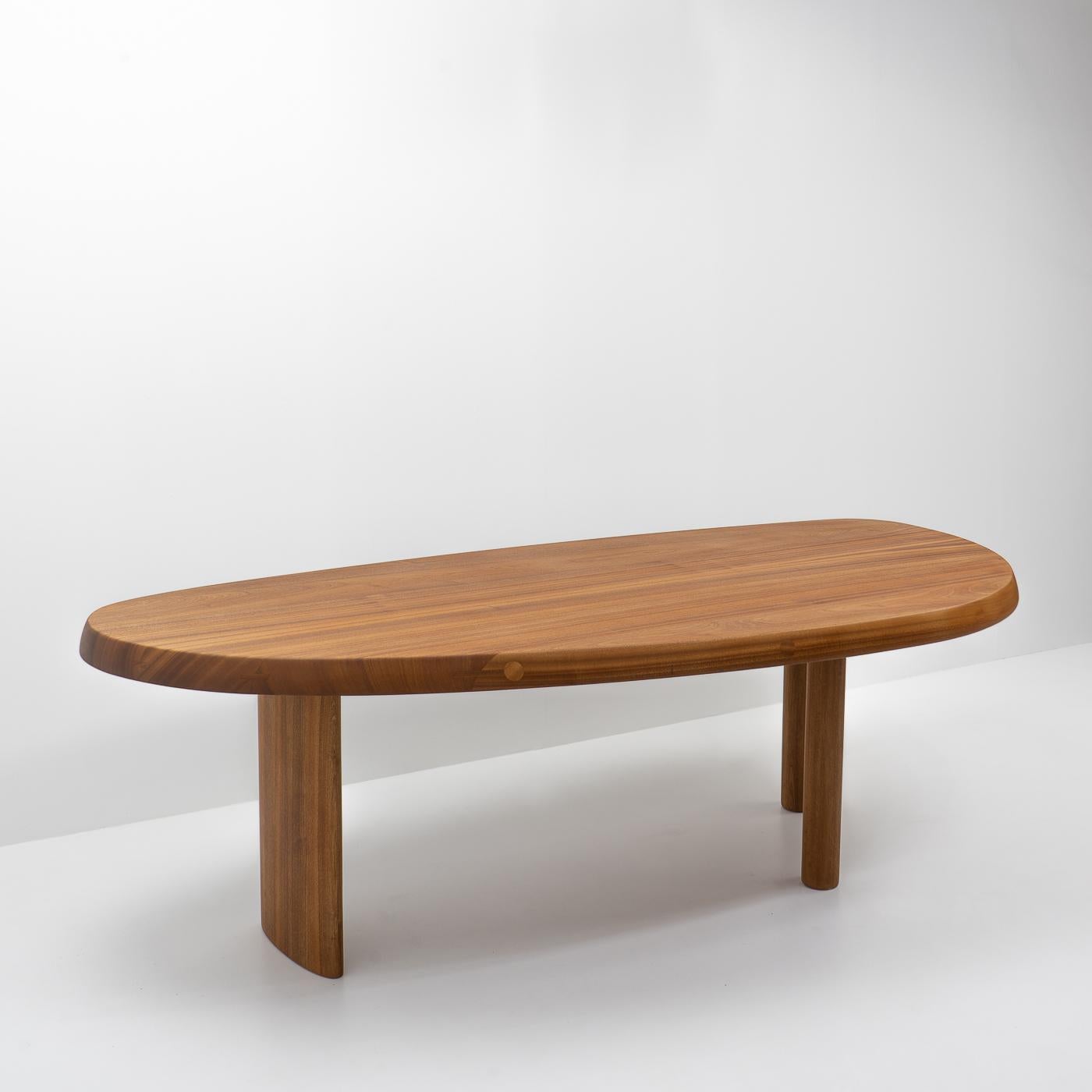 Modernist Design Free Form Dining Table by Charlotte Perriand, Cassina, 2000s 11