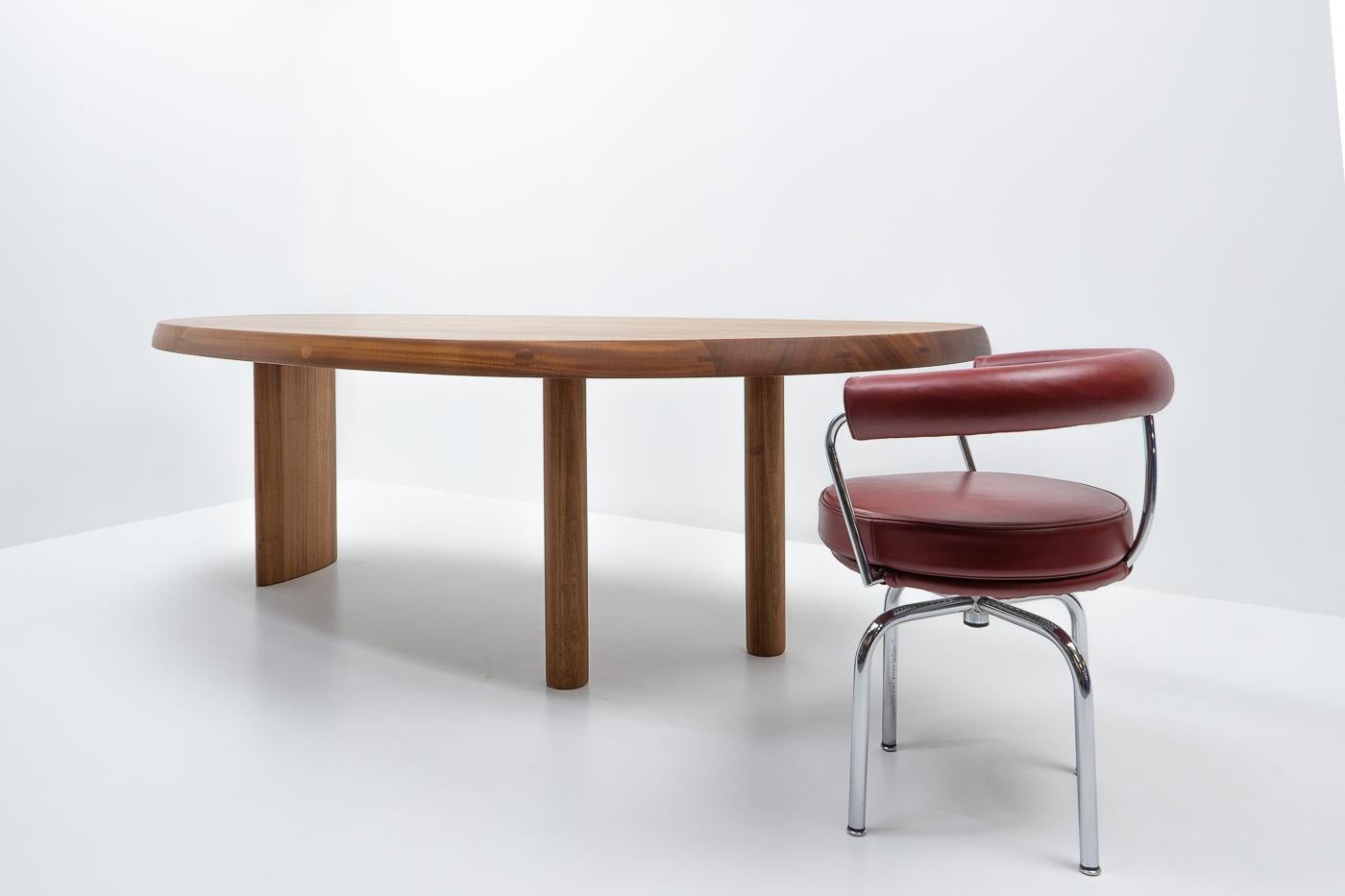 Modernist Design Free Form Dining Table by Charlotte Perriand, Cassina, 2000s 13