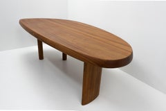 Modernist Design Free Form Dining Table by Charlotte Perriand, Cassina, 2000s