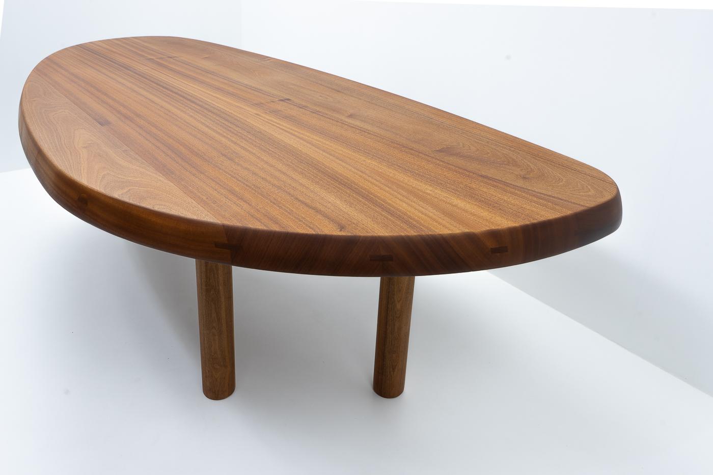 Bentwood Modernist Design Free Form Dining Table by Charlotte Perriand, Cassina, 2000s