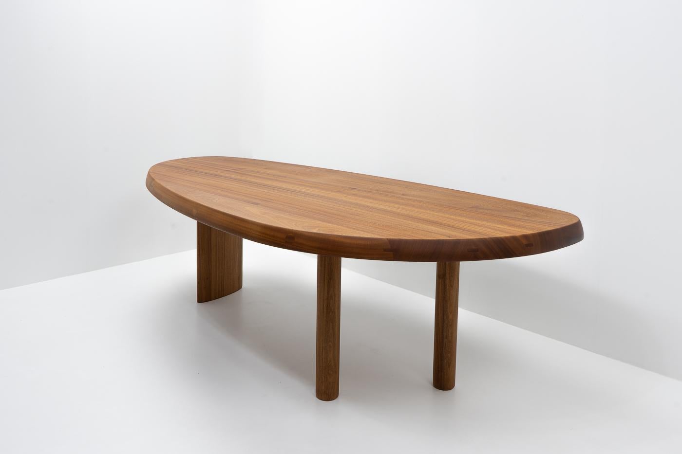 Modernist Design Free Form Dining Table by Charlotte Perriand, Cassina, 2000s 1