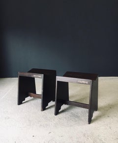 Modernist Design PJ-SI-68-A Sewing Stool Set by Pierre Jeanneret for Chandigarh