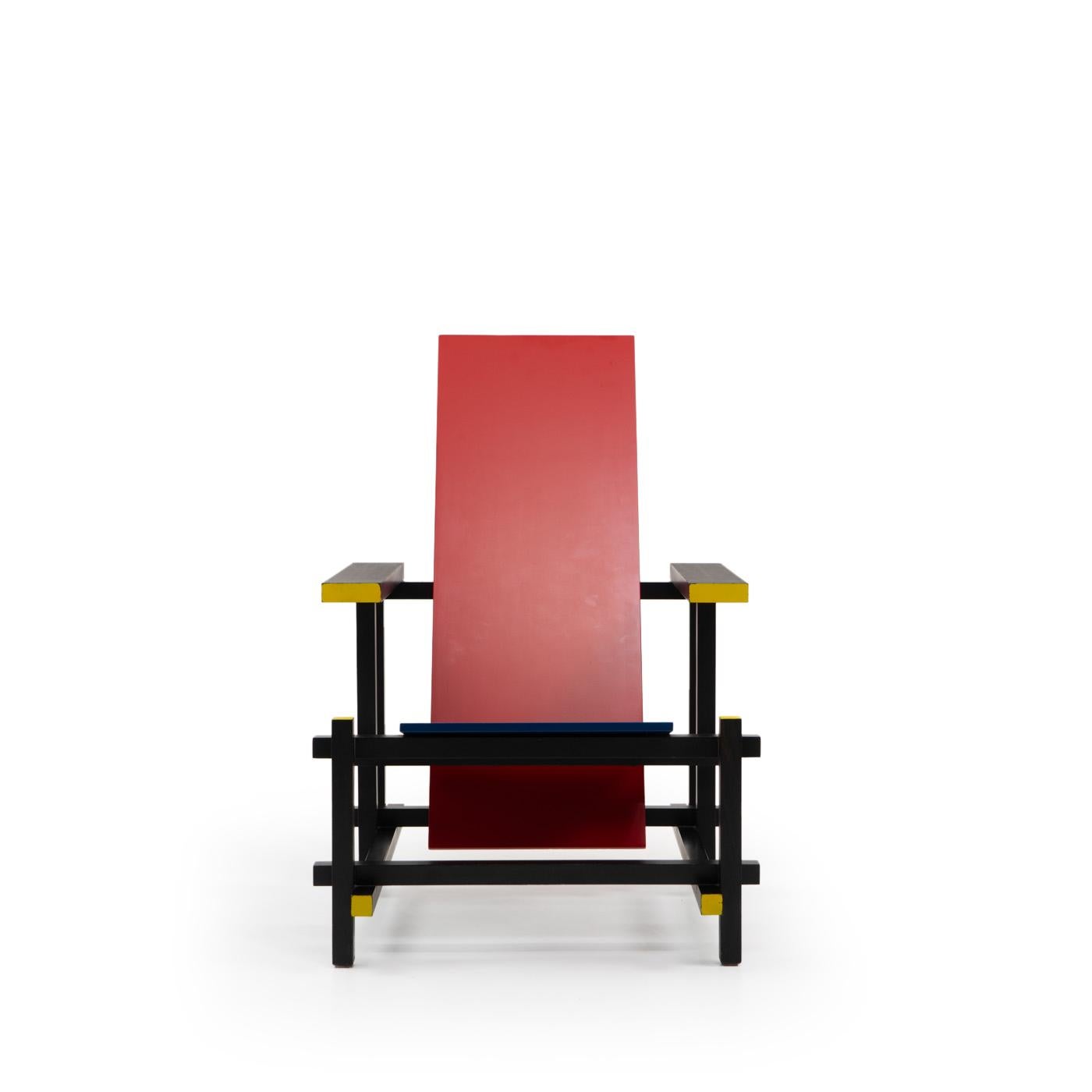 Der Red & Blue Chair, der nach seinem Designer Gerrit Rietveld auch als 