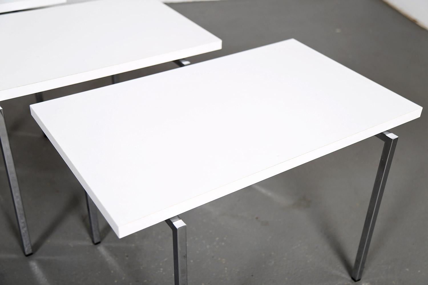 Modernist Design Stacking Tables by Trix & Robert Haussmann for Swiss Form For Sale 2