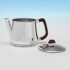 Modernist designer sterling silver teapot made in 1960
