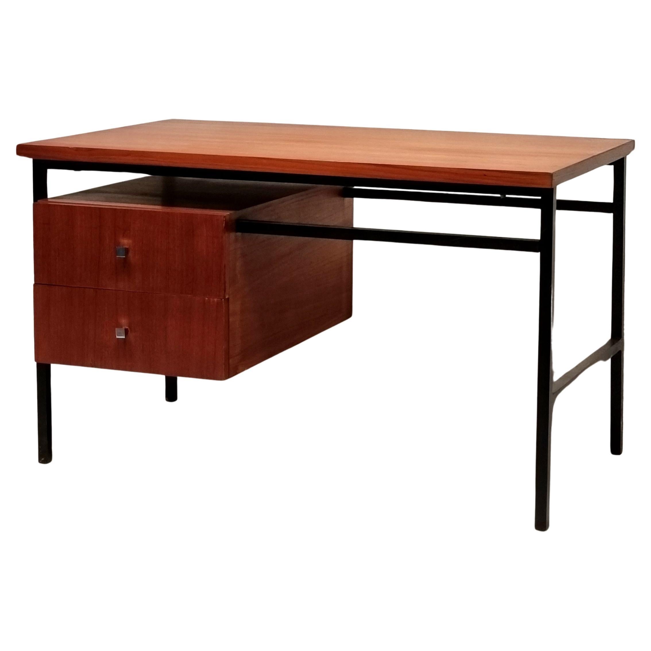 Bureau moderniste de Luigi Bartolini - Teck - vers 1960