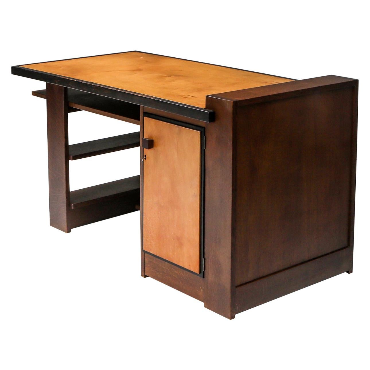 Modernist Desk by M. Wouda for H. Pander