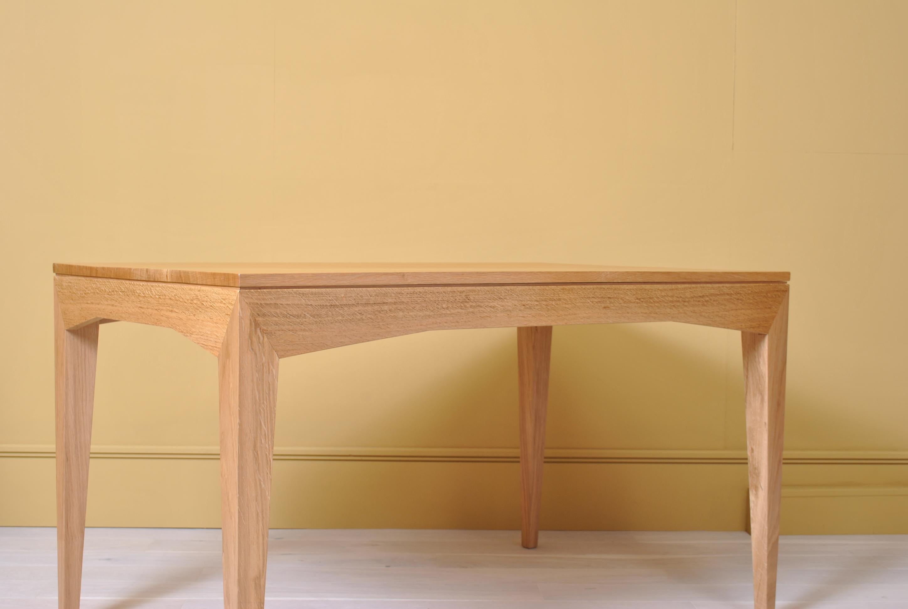 Modernist Desk, Handcrafted English Oak 1