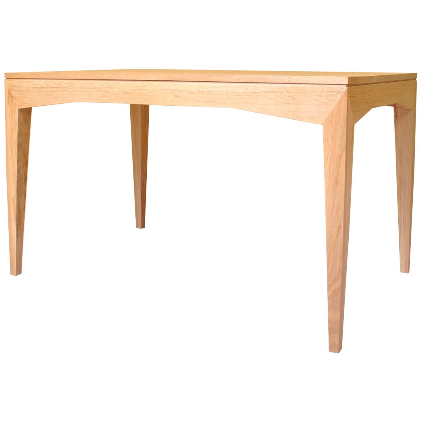Modernist Desk, Handcrafted English Oak
