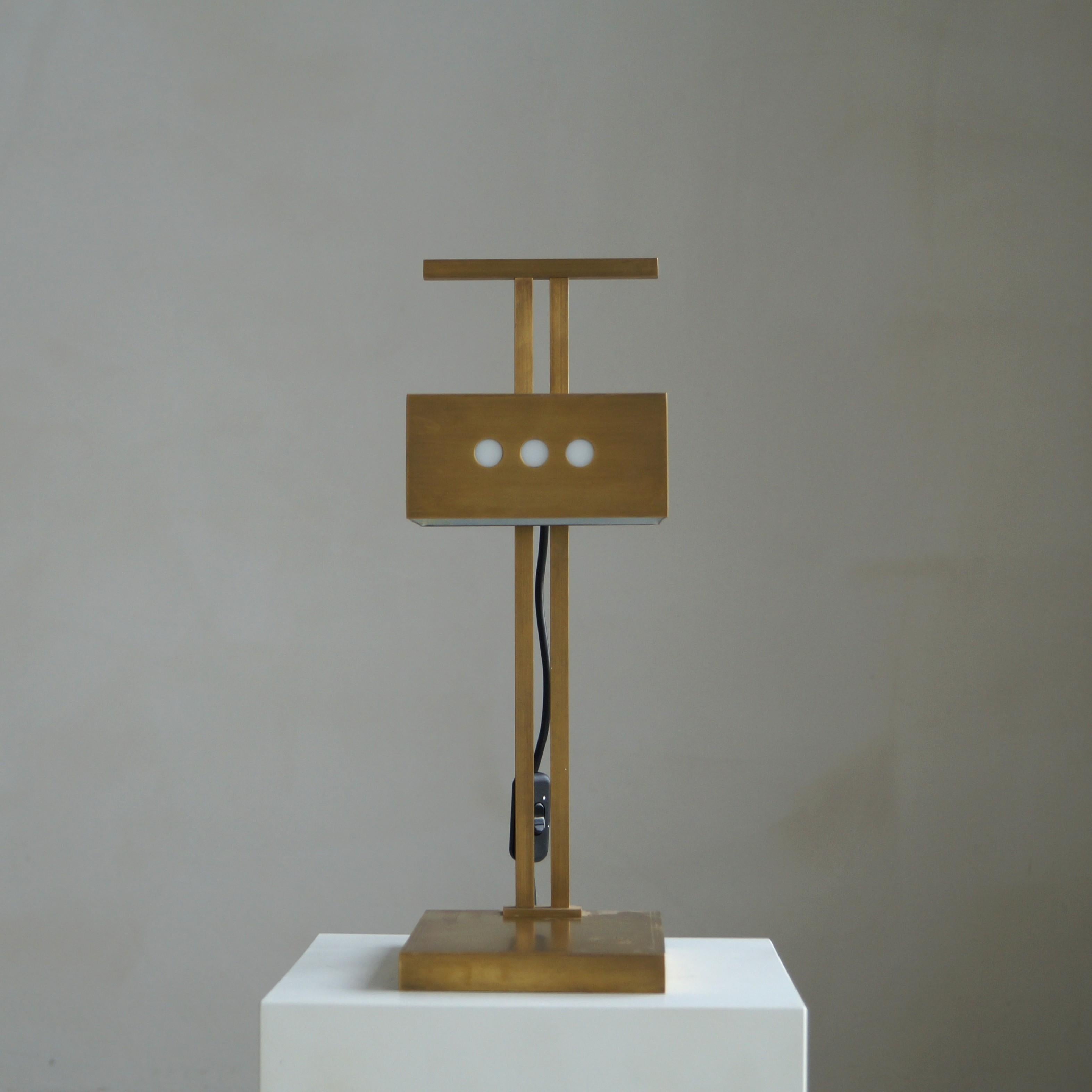 Lampada da scrivania modernista su disegno Bauhaus, anni '70 in vendita 1