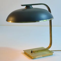 Modernist Desk Lamp Brass 1950's