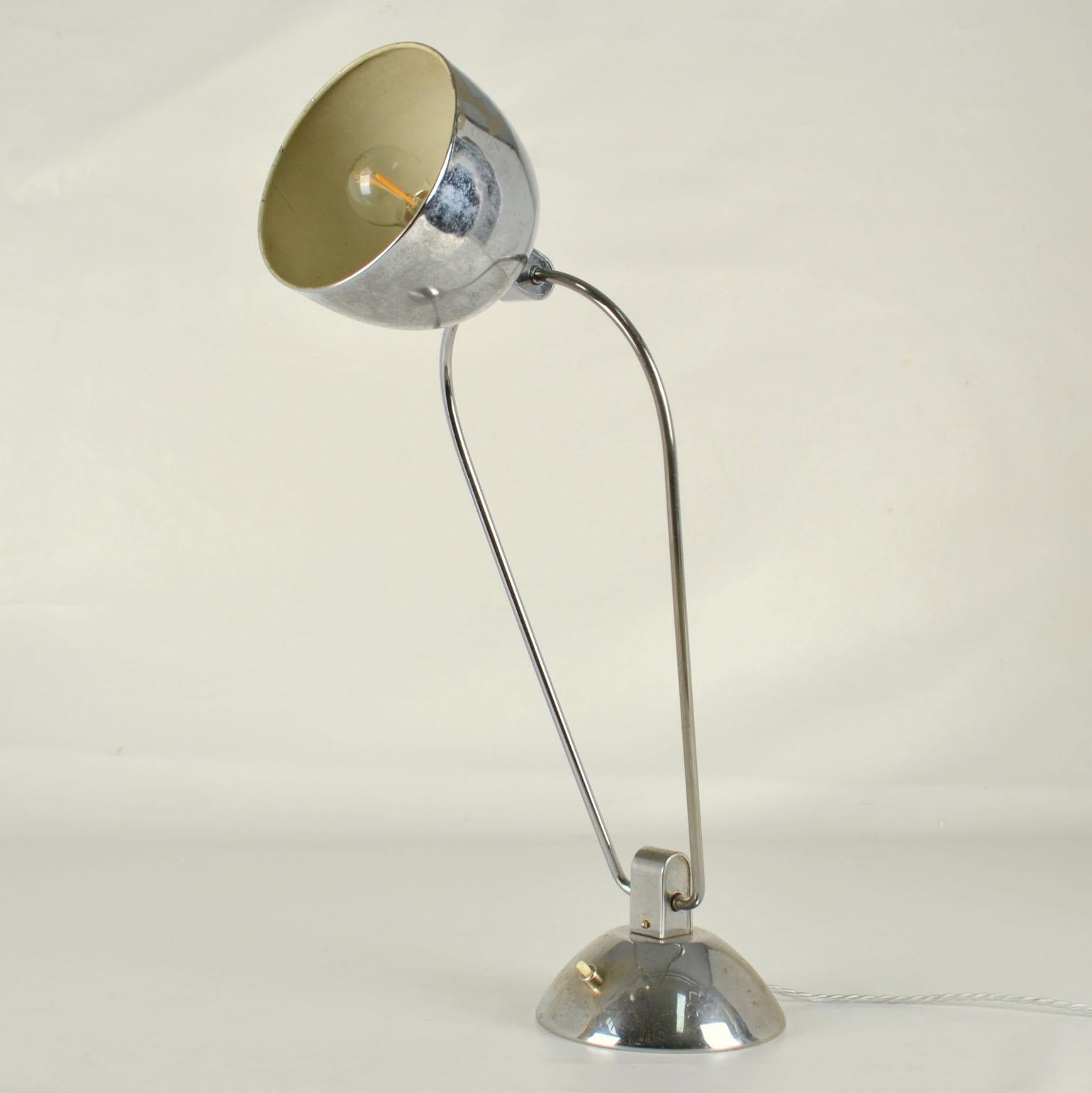  Modernist Desk Lamp Jumo designed by Yves Jujeau and André Mounique For Sale 3