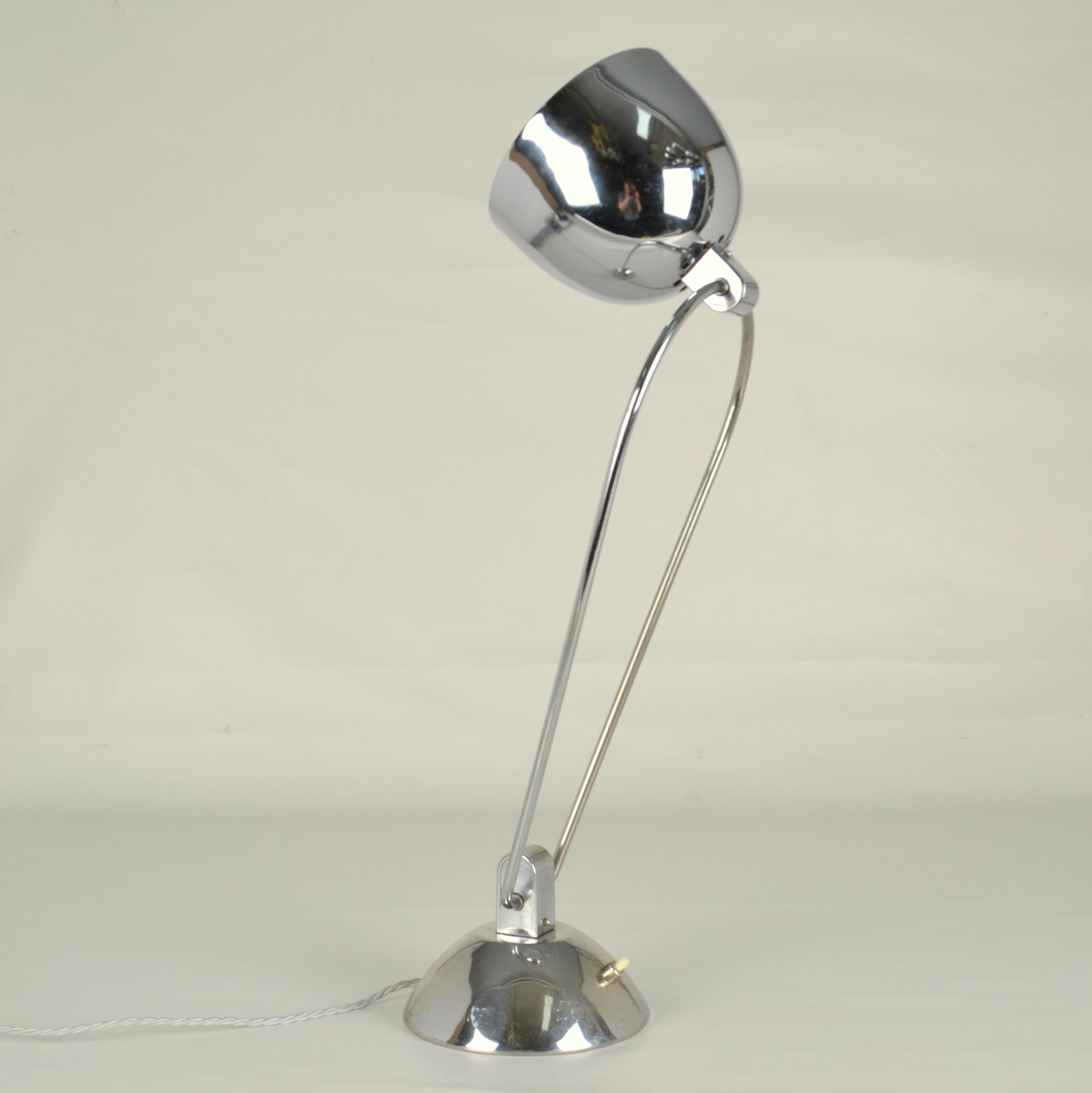  Modernist Desk Lamp Jumo designed by Yves Jujeau and André Mounique For Sale 5