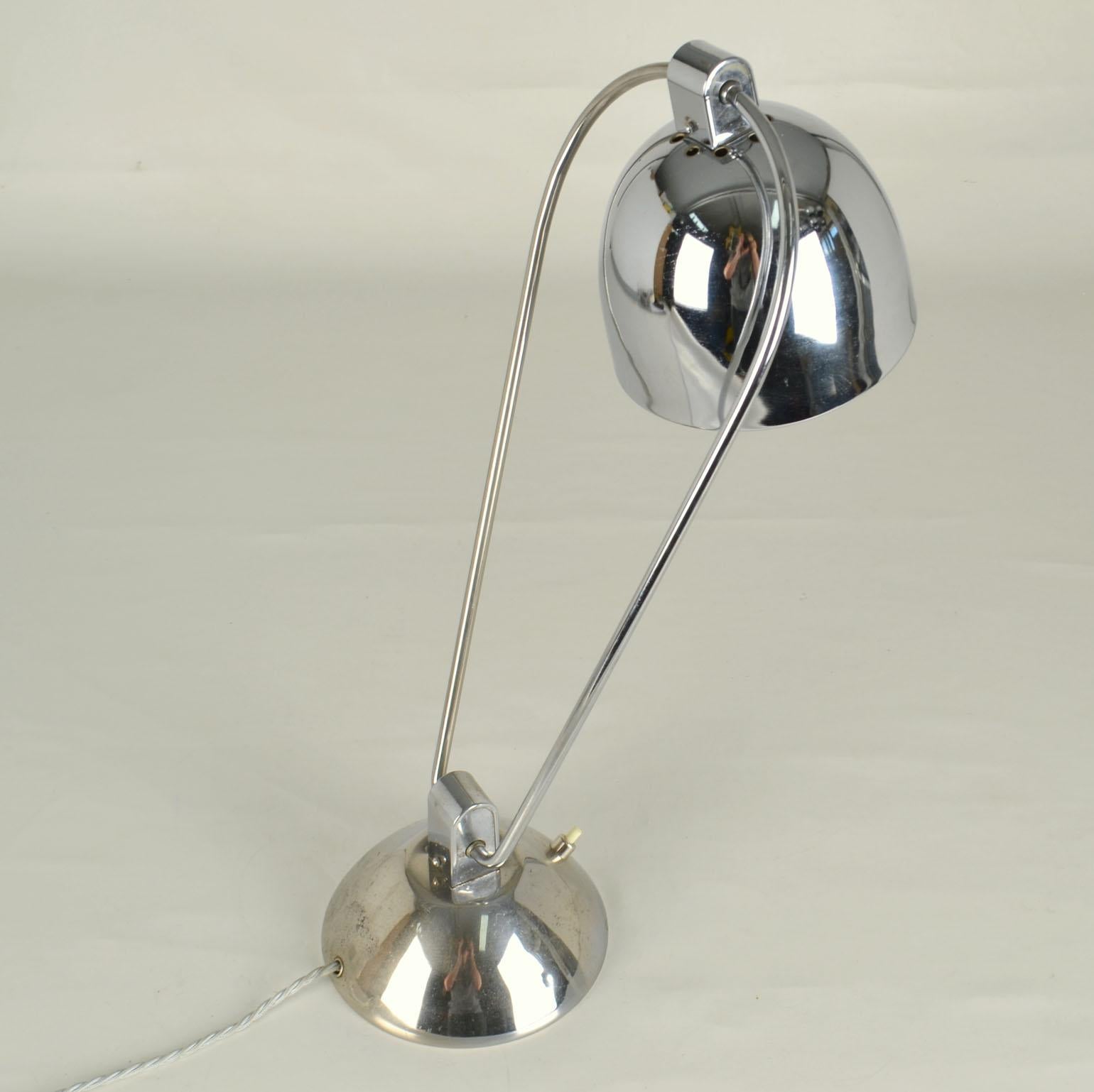  Modernist Desk Lamp Jumo designed by Yves Jujeau and André Mounique For Sale 7