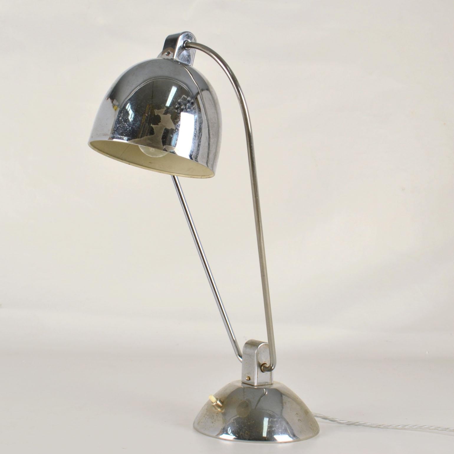 French  Modernist Desk Lamp Jumo designed by Yves Jujeau and André Mounique For Sale